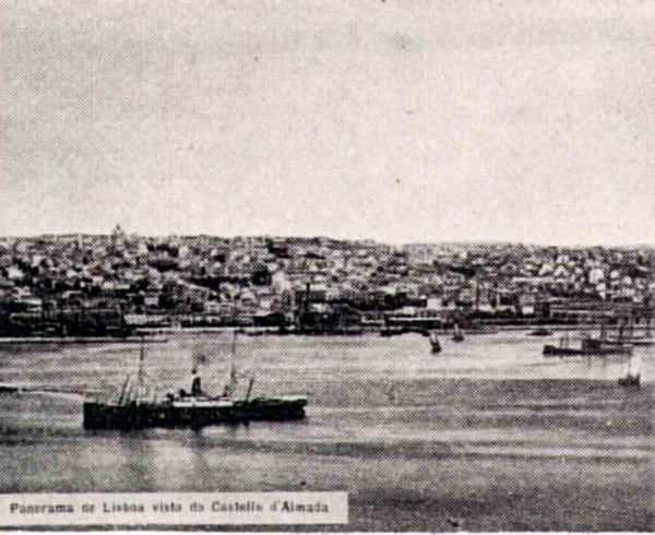 Rio Tejo e panor�mica de Lisboa