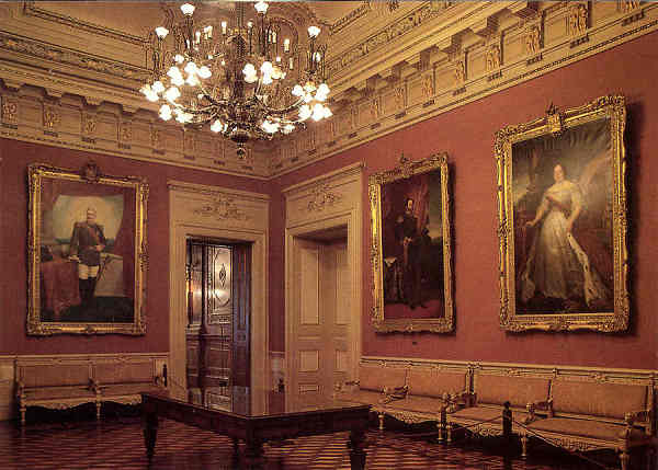 SN - Pal�cio da Associa��o Comercial do Porto. Sala dos Retratos - Ed. da Associa��o Comercial do Porto - SD - Dim. 104x149 mm - Col. Gra�a Maia