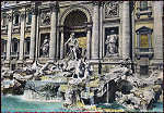 SN - Roma, Detalhe da Fontana de Trevi - Editor �Stan Gr�fico Cesare Capello�, Mil�o - Dim. 14,8x10,4 cm - Col. Monge da Silva