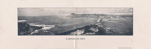 SN - Portugal. S Martinho do Porto - Editor Jos� Tavares Adam - Clich� Alv�o (1935) - Dim 9x28 cm - Col. Miguel Chaby