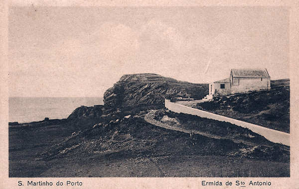 SN - Portugal. S Martinho do Porto - Ermida de Sto Ant�nio - Editor A.H.Primo Suc - Dim 9x14 cm - Col. Miguel Chaby
