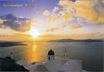 S 105 - Gr�cia SANTORINI. Fira - Ed. I. MATHIOULAKIS & Co. 1. Andromedas str., 162 31 Vyronas Athens - Greece - tel. 7661351 Foto: John Souanis - SD - Dim. 16x11,1 cm - Col. F�tima B�ia (2007)