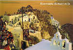 N.� 2309 - Gr�cia. SANTORINI  P�R-DE-SOL EM IA - Ed. MARMATAKIS BROTHERS PAZINOS AKROTIRIU - CHANIA - 73 100 CRETE TEL.-FAX: 0821-66290 PHOTO: STAVROS & KOSTAS MARMATAKIS - SD - Dim. 15,9x10,9 cm - Col. F�tima B�ia (2007)