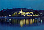 N� 3465 - Bayona La Real (Pontevedra), Castelo de Monterreal � noite - Editor Postales Fama,Vigo - Dim. 14,8x10,3 cm - Col.Monge da Silva (Adquirido em 1992)