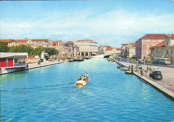 SN - AVEIRO. Canal central da Ria - Ed. Ocaso - SD - Dim. 150x104 mm - Col. �nio Semedo