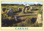 N� 989 - Carnac (Bretanha), Alinhamento de menhires de M�nec - Editions d�Art JACK, Louannec - Dim. 14,8x10,5 cm - Adquirido em 1992