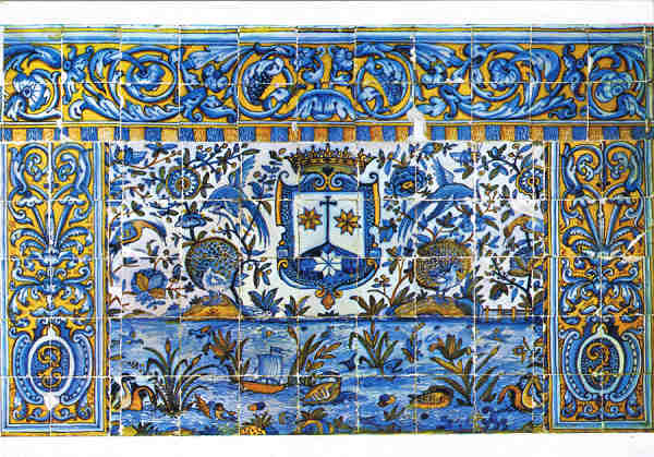 N� 4 - COIMBRA (Portugal) - Frontal de altar. Azulejos do s�c. XVII - Ed. do Museu Nacional de Machado de Castro (Coimbra) Fotografia de LIFER - Porto Ediciones FISA - Palaudarias, 26 - Barcelona - Printed in Spain - SD - Dim. 15x10,5 cm - Col. F�tima B�ia (d�cada de 1990).