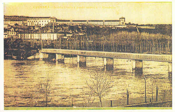 N.� 6 - Santa Clara e Ponte sobre o Mondego - COIMBRA - Ed. An�nima (cerca de 2012) - Dim. 140x90 mm - Col. �nio Semedo