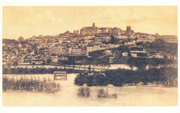 N.� 17 - Vista Geral de Coimbra - COIMBRA - Ed. An�nima (cerca de 2012) - Dim. 140x90 mm - Col. �nio Semedo