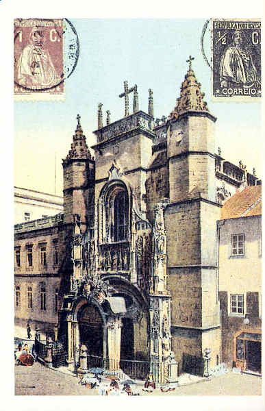 N.� 42 - Igreja de Santa Cruz - COIMBRA - Ed. An�nima (cerca de 2012) - Dim. 140x90 mm - Col. �nio Semedo