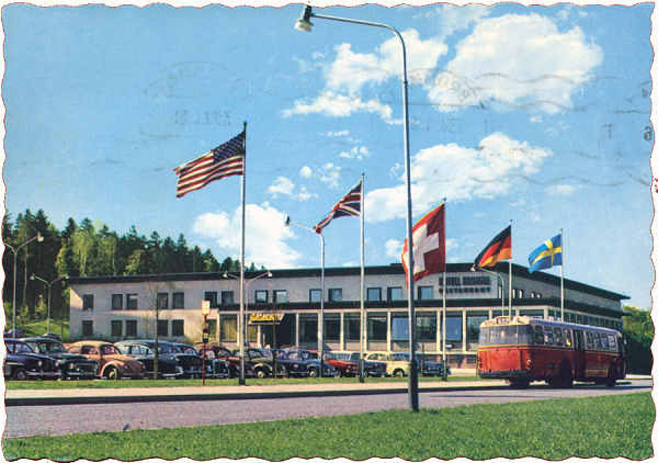 N� 8262 - Stockholm, Hotell Bromma - Editor �AB Grafisk Konst� - Dim. 14,7x10,4 cm - Carimbo Postal 1966 - Col. A. Monge da Silva