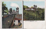 N� 381 - Funchal, Igreja do Monte (1) - Editor B.P. - Dim. 139x89 mm - Col. A. Monge da Silva (carimbo 1907)