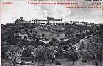 N� 19 - Vista geral do convento de Christo (lado Norte) - Collec��o da Havaneza de Thomar - Dim. 139x90 mm - Col. A. Monge da Silva (cerca de 1905)