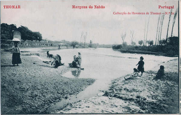 N� 52 - Margens do Nab�o - Collec��o da Havaneza de Thomar - Dim. 140x89 mm - Col. A. Monge da Silva (cerca de 1905)