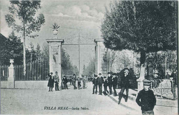 SN - Jardim Publico - Edi��o da Imprensa Moderna, Villa Real - Dim. 139x89 mm - Col. A. Monge da Silva