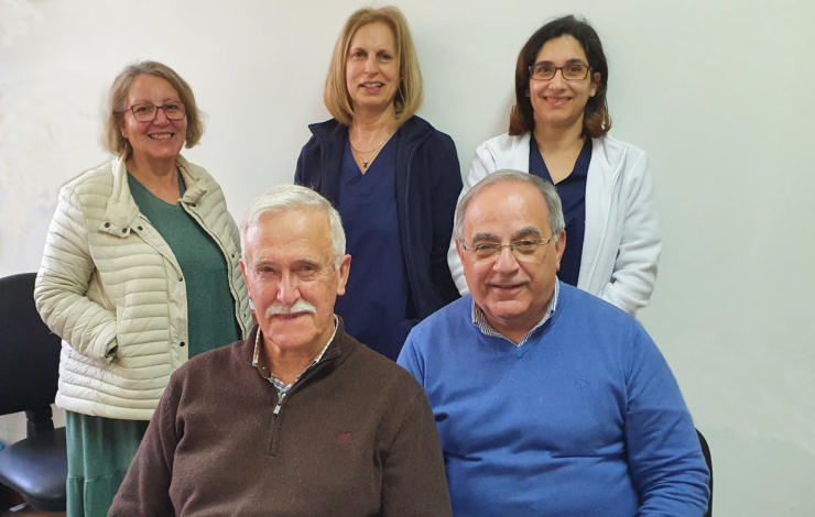 S�cios fundadores no momento da escritura da Liga.