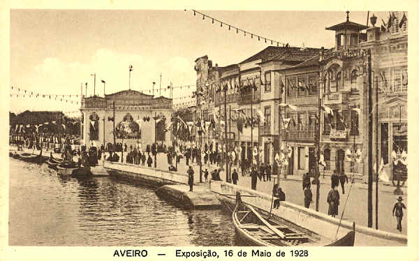 S/N - AVEIRO Exposi��o, 16 de Maio de 1928 - Edi��o de Souto Ratolla, Aveiro - SD - Dim 14x8,8 cm. - Col FMSarmento.