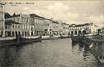 N.� 483 - Aveiro Caes e ria - Edi��o Malva - SD - Dim 13,6x8,8 cm. - Col.  FMSarmento.