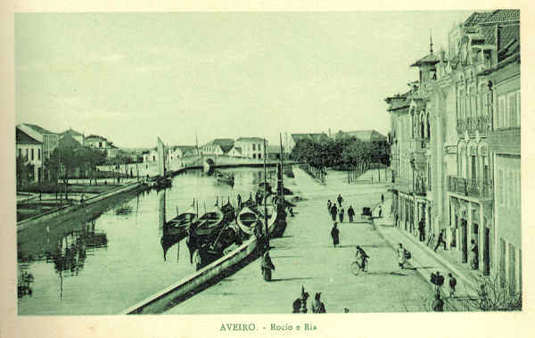 SN - AVEIRO Rocio e Ria - Edi��o Souto Ratolla, Aveiro - SD - Dimens�es: 14x9,2 cm. - Col. FMSarmento