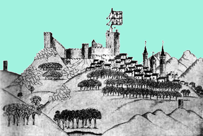 Castelo de Vide � Vista tirada da banda do nordeste