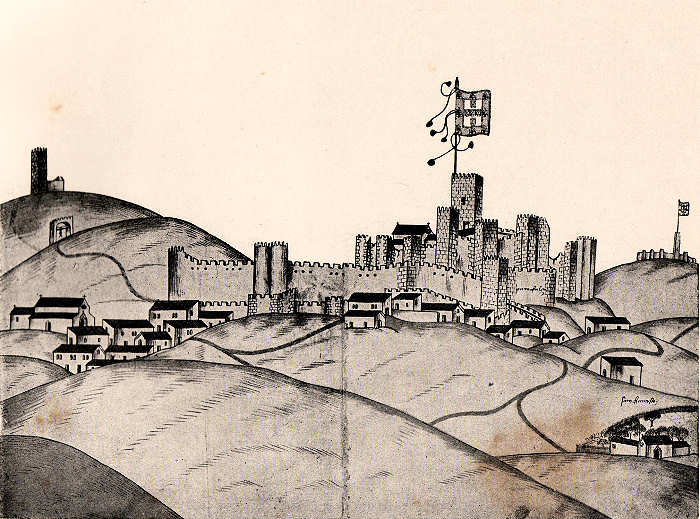 Serpa � Vista tirada da banda de leste. Clicar para ampliar.