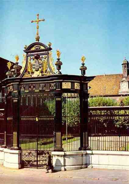 N.� 9 - Besan�on (Doubs) Les grilles de l'h�pital Saint-Jacques - Edi��o cap-th�ojac b.p. 15 87350 panazol - Dimens�es: 10,4x14,8 cm. - Col. HJCO (1979).