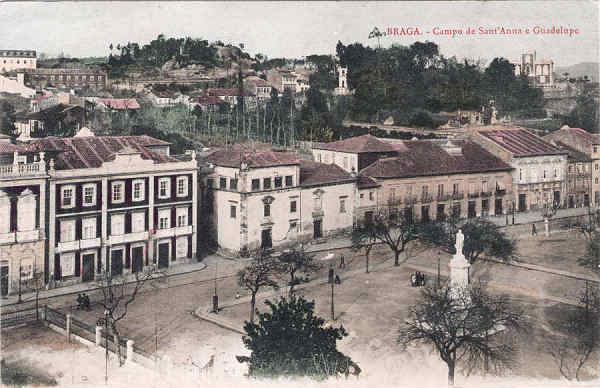 SN - Campo de Sant'Anna e Guadelupe - Editor Manuel Carneiro & Irm�o, Braga - Dim. 140x90 mm - Col. A. Monge da Silva (cerca de 1910)