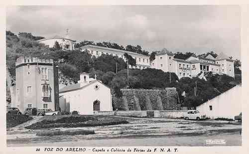 N.� 20 - Foz do Arelho - Capela e con�lia de f�rias da FNAT - Edi��o Passaporte (Loty) - Dimens�es: 14x9 cm. - Col. Miguel Chaby.