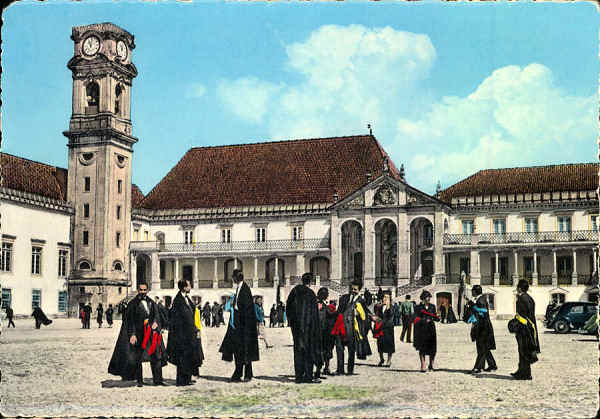 N.� 14C/Pr. - COIMBRA Universidade e Estudantes - Edi��o Prov�ncia Turismo - S/D - Dimens�es: 14,8x10,2 cm. - Col. F�tima B�ia (circulado em 1962)