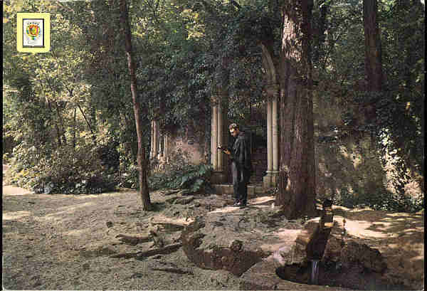 N.� 597 - Coimbra. (Portugal) Fonte dos Amores - Ed. LIFER, Porto - SD - Dim. 14,8x10,4 cm. - Col. Gra�a Maia.