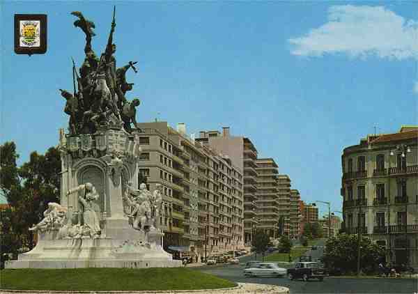N.� 27 - Lisboa Monumento aos Her�is da Guerra Peninsular - Ed. Lifer - Dimens�es 14,8x10,3 cm. - Col. M�rio F. Silva (1973).