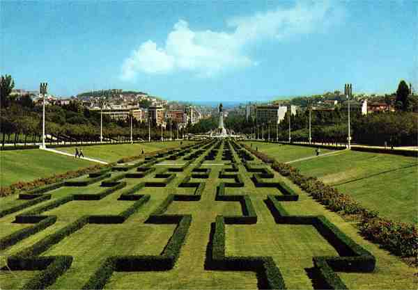 N.� 227 - Lisboa Parque Eduardo VII - Ed. Supercor - Dimens�es 14,7x10,3 cm. - Col. M�rio F.Silva (1972).
