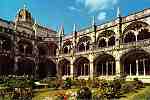 N.� 28 - LISBOA-Mosteiro dos Jer�nimos (claustro) - Colec��o MARGRAPE - S/D - Dimens�es: 15x9,9 cm. - Col. HJCO (1980).