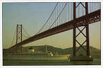 N.� 220 - LISBOA - Portugal  Ponte sobre o Tejo - Ed. MARGRAPE - S/D - Dimens�es: 15x10 cm - Col. M�rio F. Silva.