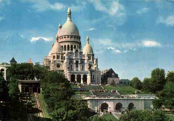 N.� 813 - La Basilique du Sacr�-Coeur - Collection Messager - Dimens�es: 14,9x10,4 cm. - Col. HJCO (1967).