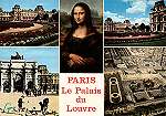 N.� 1207 - Le Palais du Louvre - Abeille-Cartes - �ditions "LYNA-PARIS" 8, rue du Caire - 75002 - Dimens�es: 14,7x10,4 cm. - Col. HJCO (1981).