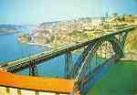 N.� 909 - PORTO-Portugal: Ponte de D. Lu�s - Edi��o C�mer, Trav. do Alecrim, 1 - Tel. 328775, Lisboa - S/D - Dimens�es: 14,8x10,3 cm. - Col. F�tima B�ia.