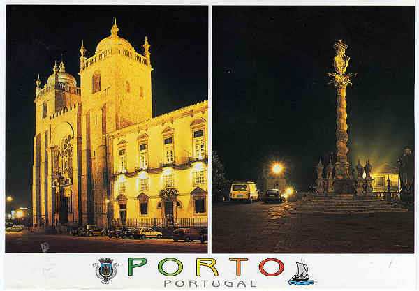 N.� 234 - PORTO S� Catedral e Pelourinho - Ed. Artes Gr�ficas - S/D - Dim. 15,5x11cm - Col. M�rio Silva.
