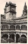 18.Santiago - Colegio de Fonseca: Claustro - Dimens�es: 9x14,2 cm - Col. Henrique de Oliveira. 