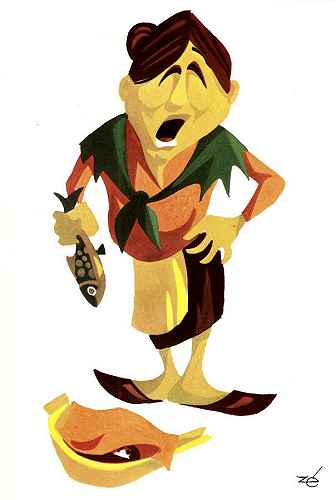 N.� 8 - Costumes regionais - Vendedeira - Edi��o do Museu Municipal da Figueira da Foz - Col. Z� Penicheiro 1973 - Dimens�es: 10,4x15 cm - Col. HJCO.