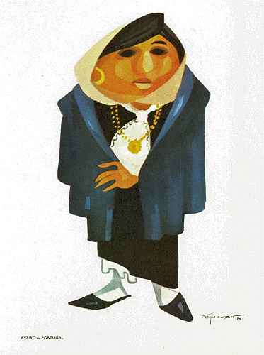 N.� 1 - Tricana de Aveiro s�c. XIX - Edi��o da Comiss�o Municipal de Turismo de Aveiro - Col. Z� Penicheiro 1974 - Dimens�es: 10,4x15 cm - Col. HJCO.