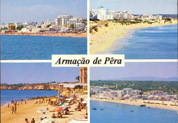 N.� 1564 - Arma��o de P�ra Algarve - Edi��o FOTO-VISTA Lda, Apartado 1, 8401 Lagoa Codex Algarve Tel. (082) 57385 - S/D - Dimens�es: 14,7x10,2 cm. - Col. Gra�a N.� 763 - ARMA��O DE P�RA Portugal Arco dos Namorados - Edi��o C�MER, Trav. do Alecrim, 1 Telf. 328775, Lisboa - S/D - Dimens�es: 14,65x10,2 cm. - Col. Gra�a Maia.