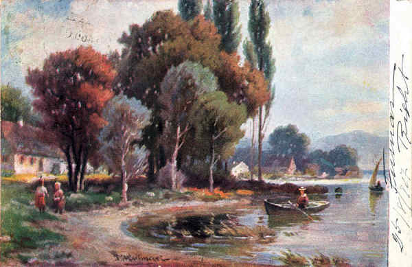 S�rie 751 - Edi��o an�nima - Circulado em 1907 - Dim. 13,9x8,9 cm - Col. Am�lcar Monge da Silva