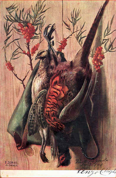 S�rie 782 - Desenho de E Dorno, Munique - Edi��o an�nima - Circulado em 1907 - Dim. 14x9 cm - Col. Am�lcar Monge da Silva