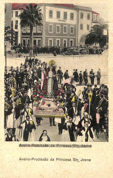 S/N - Aveiro-Prociss�o da Princesa Sta. Joana - Edi��o de Souto Ratola - S/D - Dimens�es: 9x14 cm - Col. �nio Semedo 