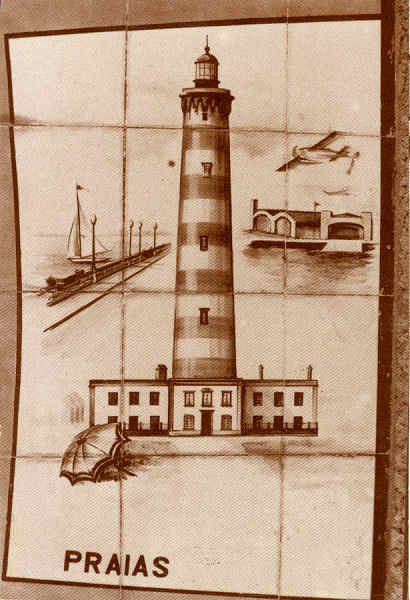 N.� 6 - AVEIRO-PORTUGAL. Farol da Barra - Edi��o da Livraria Estante, Aveiro - S/D - Dimens�es: 15x10 cm. - Col. �nio Semedo.