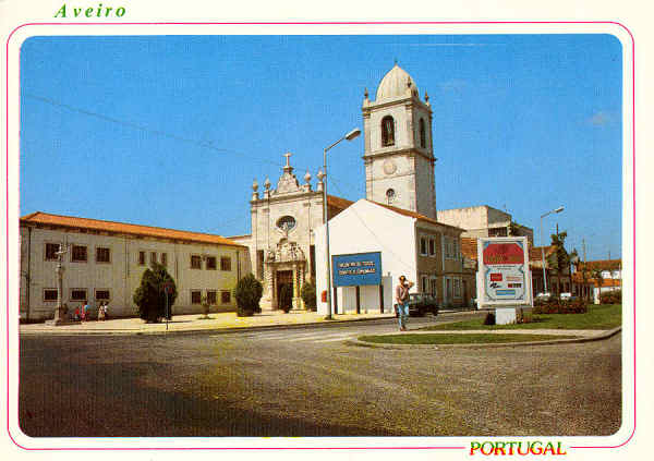 N.� 3880 - AVEIRO Portugal Pormenor da S� - �ncora Distribu�do por RAN, Tel. 670 192 - ...- S/D - Dimens�es: 14,8x10,4 cm. - Col. �nio Semedo.