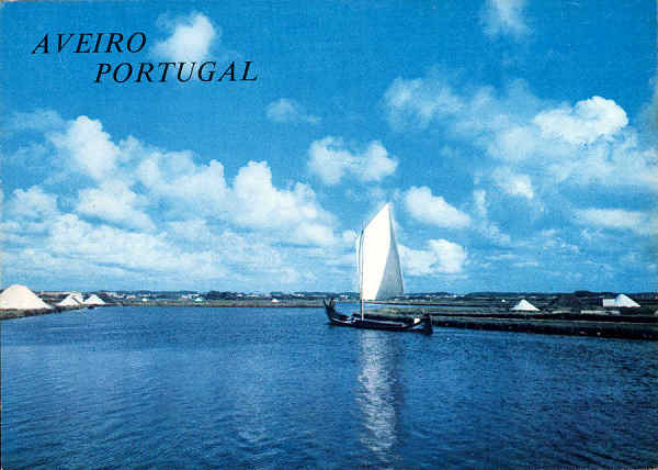 N.� 326 - RIA DE AVEIRO (Beira Litoral) Barco �moliceiro� - Colecci�n PERLA - S/D - Dimens�es: 14,7x10,5 cm. - Col. �nio Semedo.