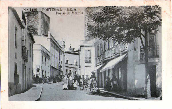 N� 1426 - Portas de M�rtola - Edi��o A. Malva, Rua da Madalena, 23, Lisboa - Dim. 142x90 mm - Col. A. Monge da Silva. (adquirido em 1909)