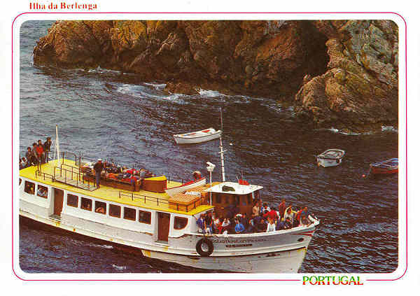 N.� 2576 - PENICHE Portugal Ilha das Berlengas - RAN Tel. 670192 - 661514 -  S/D - Dimens�es: 15x10,5 cm. - Col. Manuel B�ia.